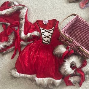 Princess Paradise Girls costume XS 4 Little Red Riding Hood boutique